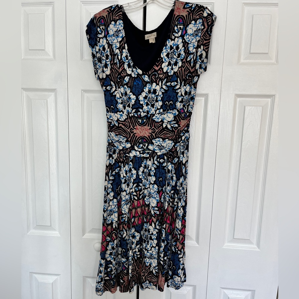 Anthropologie Meadow Rue Print Dress, Size S